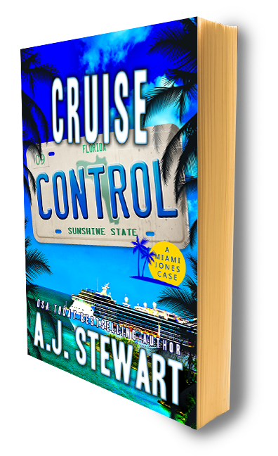 Cruise Control — Miami Jones Mystery book 9 (Paperback) - SIGNED BY AUTHOR