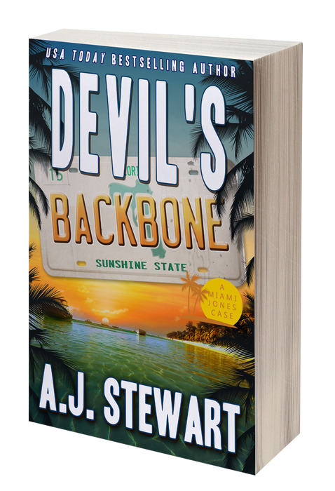 Devil's Backbone — Miami Jones Mystery book 15 - SIGNED BY AUTHOR