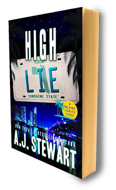 High Lie — Miami Jones Mystery book 3 (paperback) - SIGNED BY AUTHOR