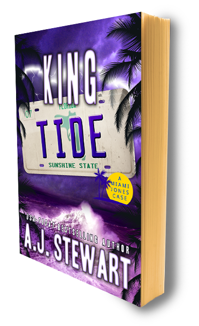 King Tide — Miami Jones Mystery, Book 7 (paperback) - SIGNED BY AUTHOR