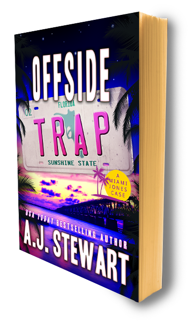 Offside Trap — Miami Jones Mystery, book 2 (paperback) - SIGNED BY AUTHOR