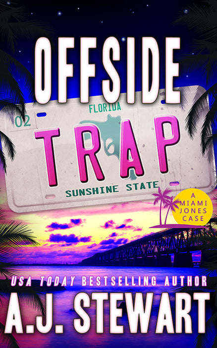 Offside Trap — Miami Jones Mystery, book 2 (paperback) - SIGNED BY AUTHOR